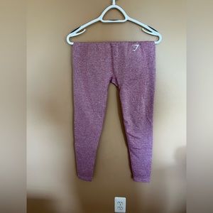 Size medium light pink full length gym shark leggings.